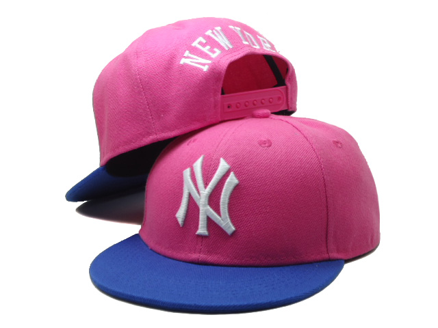 MLB New York Yankees NE Snapback Hat #125
